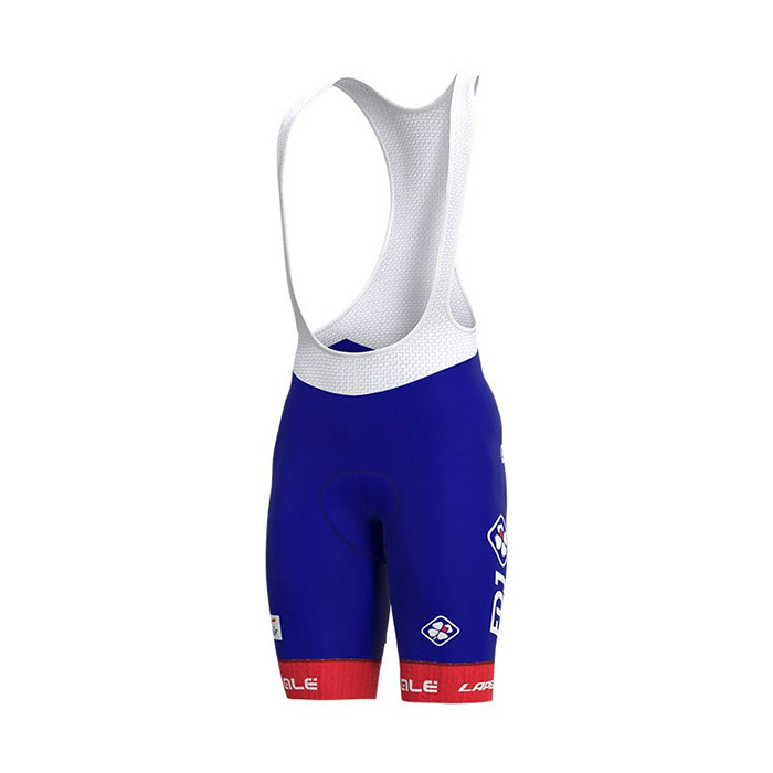 2022 Fahrradbekleidung Groupama Fdj Rot Blau Trikot Kurzarm und Tragerhose - zum Schließen ins Bild klicken